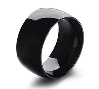 ZENSE - Black Titanium Steel Men's Ring ZR0164