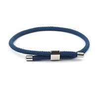 ZENSE - Men's Blue Adjustable Bracelet with Braided Rope ZB0369
