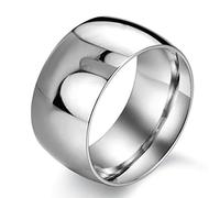 ZENSE - Silver Titanium Steel Men's Ring ZR0163