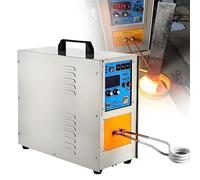 ZenSeFarin 15kW High Frequency Induction Metal Heater Induction Heating Machine Furnace, 30-100KHz 2200℃ (3992 ℉) for Welding Forging Melting Heating