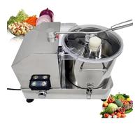 ZenSeFarin 6L/9L/12L Commercial Meat and Vegetable Blender Stainless Steel Food Shredder Electric Food Cutter Mixer Meat Vegetable Prep Food Processor for Commercial Kitchens and Restaurants 6L