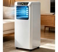ZenSeFarin Air Conditioning Unit Portable Air Conditioner, 2-in-1 Energy Efficient Cooling & Dehumidifier, Quiet Operation, Digital Display, Window Kit, 24-Hour Timer, Covers Up to 350 sq.ft 320㎡