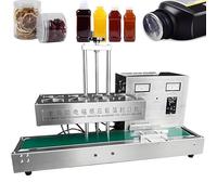 ZenSeFarin Automatic Aluminum Foil Sealing Machine with Continuous Electromagnetic Induction for Band Bag and Plastic Bottle Cap Sealing, Ideal for Packaging Industry 20to70mmdiameter