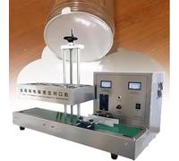 ZenSeFarin Electromagnetic Induction Sealer,2200W Automatic Aluminum Foil Sealing Machine for Plastic and Glass Bottles,20-50 Bottles/Min, Adjustable Height 20-300mm 60to130mmdiameter