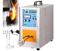 ZenSeFarin High Frequency Induction Heater 15KW 30-100KHz 2200℃ (3992 ℉) Furnace for Melting Copper High Frequency Heating Machine for Precision Induction Heating