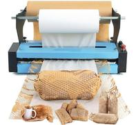 ZenSeFarin Honeycomb Packing Paper Roll Dispenser,Automatic Paper Feeder,Adjustable Stretch/Speed 0-25m/min,Adjustable Speed and Time Paper Packaging Dispenser A