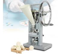 ZenSeFarin Manual Tablet Punch Press, 12mm Manual continuous tablet press, 0-2000 Pieces/Hour, Candy Sugar Pill Tablet Press Machine, 0-6mm Thickness Adjustable, Home Kitchen Press Tool Device