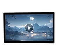 ZenSeFarin Photo Frame Digital Electronic Wall Advertising Machine Advertising Media Player Support Resolution HD Quality Landscape/Portrait Switching+looping+smart Split Screen 27"