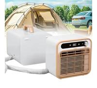ZenSeFarin Portable Split Air Conditioner,Smart Quiet Cooling Unit With Touch Control & 12h Timer,Remote Control,130m³/h Airflow,Multi-scene Use For Bedroom/office/ruck/Caravan 2mconnectingpipe