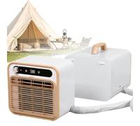 ZenSeFarin Portable Split Air Conditioner,Smart Touch Control Outdoor Camping AC Unit with Remote Control,12h Timer & 130m³/h Airflow,No Hose Air Cooler for Tent,Caravan,Truck 1mconnectingpipe