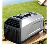 ZenSeFarin Portable Tent Air Conditioner,Fast Cooling Dehumidifier, Mobile Camping AC Unit with Remote Control,Quiet Air conditoning For Small Rooms,Pet House 1300W-Gray
