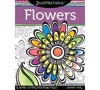 Zenspirations (R) Coloring Book Flowers: Create, Color, Pattern, Play! (Design Originals) 30 Whimsical Floral Designs, Easy-to-Follow Artistic Advice, and Finished Examples from Designer Joanne Fink