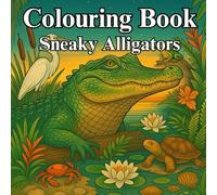 Zenstrok Colouring Book | Sneaky Alligators | Stress Relief |