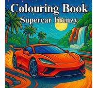 Zenstrok Colouring Book | Supercar Frenzy | Stress Relief |