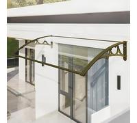 ZENSTYW Awning For Door Entrance,Polycarbonate Window Canopy,Patio Awnings Exterior With Aluminum,UV/Rain/Snow Protection,House Overdoor Awning(W80*120cm/31.5 * 47.2in)