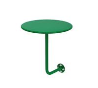 ZENSTYW Wall-Mounted Round Bar Table,Coffee Table Wall Mounted,Wall Mounted Bar Table Pedestal Tables,Small Cafe Table,Save Space Pub Table Multiple Colors(Dark green)