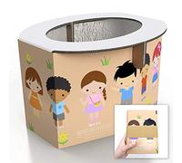Zensuno Emergency Foldable Portable Disposable Hygienic Instant Potty for Kids Toddlers Small Children and Babies, Great for Road Trip, Camping, Traveling, Hiking and Car Essential (3 Pack, Age 4-6)
