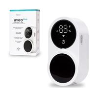 ZENT Uveo Duo UV Holder for Two Toothbrushes, Universal, Double Disinfection, Automatic Sterilization every 3 hours, Installation without drilling, Durable battery up to 30 days, White