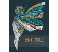 Zentangles Adult Coloring Book: Intricate African-Inspired Art Featuring Birds, Trees, Flowers and Giraffes | Meditation Meets Art | Relaxing, Stress- and Anxiety-Relieving Patterns for Women and Men