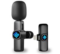 Zentect Wireless Lavalier Microphone for iPhone iPad, Premium Lapel-on Mic with 80ft Distance of Ultra-Clear Pick-up Voice and Noise-Canceling for Tiktok, YouTube, Recording, and Vlogging(1RX&1TX)