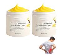 Zentheca BeeThera Bee Pain Relief & Bone Healing Cream, Bee Cream for Arthritis-Infused Relief for Bones & Joints, Advanced Joint and B-one cre-am for Back, Neck, Hands, Knee (2)