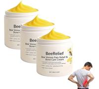 Zentheca BeeThera Bee Venom Pain Relief & Bone Healing Cream,Bee Venom Cream for Arthritis-Infused Relief for Bones & Joints, Advanced Joint and Bone Creams, for Back, Hands, Knee (3)