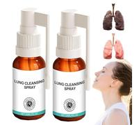 Zentheca Lung Cleansing Spray, Medilisk Lung Cleansing Spray, Zentheca Lung Spray, Herbal Lung Cleanse Mist, Nasal Congestion Relief, Powerful Lung Support & Cleanse, Lungs Care Essence (2Pcs)