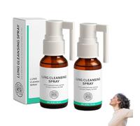Zentheca Lung Cleansing Spray, Mullein Lung Spray, Natural Respiratory Cleanse & Breathe Sprays, Powerful Lungs Support & Cleanse, Easy to Carry (2PCS)