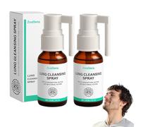 Zentheca Lung Cleansing Spray, Natural Cleanse & Breathe spray, Zentheca Lung Spray, Herbal Care Essence, Powerful Lung Support & Cleanse (2 Bottle)