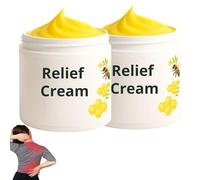 Zentheca Relief Cream, Professional Bee Venom Joint cream, Zentheca BeeThera Bee Venom Pain Relief cream, Bone Healing cream, Natural Ingredients, for Back, Neck, Hands, Knees (2 Bottle)