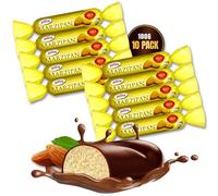 Zentis Dark Chocolate Coated Marzipan Bar 100g x10