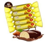 Zentis Dark Chocolate Coated Marzipan Bar 100g x5