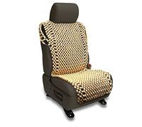 Zento Deals Natural Royal Wood Bead Seat Cover Massage Cool Premium Comfort Cushion