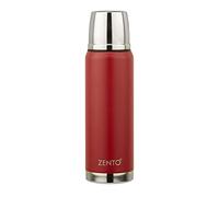 Zento Stainless Steel Insulated Torpedo Vacuum Flask-500ml for Coffee, Tea or Water, BPA-Free, Thermo-Shield Technology, Cold for 24 Hours & Hot for 12 Hours, Reusable Drinking Flask (Red)