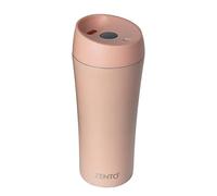 Zento Stainless Steel Vacuum Tumbler-350ml for Coffee, Tea or Water, BPA-Free, Thermo-Shield Technology, Cold for 24 Hours & Hot for 12 Hours, Reusable Drinking Tumbler, Multi-Purpose Use (Peach)