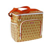 Zento Sunburst Cool Bag|30L capacity|10hrs| Holds Up To 36 Cans| Sunburst Design, Insulated Lining & Ripstop Fabric Keeps Your Snacks Fresh-Travel/Camping/Picnic | Yellow