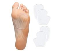ZenToes Dancer Pads 4 Count Gel Cushions Protect and Relieve Metatarsal, Sesamoid, Ball of Foot Pain - 2 Pairs