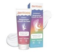 ZenToes Magnesium Foot Cream with Arnica | Relaxation Support & Moisturizing Cream for Legs & Calves | Magnesium Lotion for Feet & Sleep Support | Relaxing Nighttime Foot Balm | 4.2oz