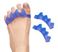 ZenToes Silicone Toe Spacers and Separators for Correct Toe Alignment, Bunion Relief, Hammertoe Straightener, Gel Orthopedic Corrector - 1 Pair (Moonlight)