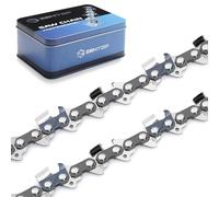 Zentop 20 Inch Chainsaw Chain, 3/8" Pitch, 050" Gauge, 70 Drive Links, d70 chain, Fits Poulan PR5020, Echo CS590, and More-72LPX70CQ (2 Chains).
