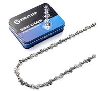 ZENTOP Carbide Chainsaw Chain 16 Inch, 050" Gauge, 3/8" LP Pitch, 57 Drive Links, Full Chisel, Low Kickback, Fits Echo CS-3510 352 3400 400, Worx WG300 WG303 - S57 (3 Chains)