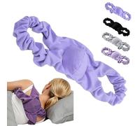Zenvelle Align - Sleep Support Brace, Soft Breathable Sleep Posture Corrector, Adjustable Hunchback Corrector, Opens Chest & Pulls Shoulders Back, Relieves Back, Shoulder & Neck Pain (#A-Purple,XL)