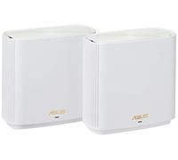 ASUS ZenWiFi AX XT8 (W-2-PK) wireless router Gigabit Ethernet Tri-band (2.4 GHz / 5 GHz / 5 GHz) White