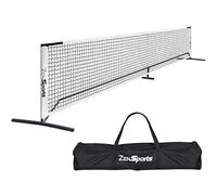 ZENY Portable Pickleball Net Set System w/Carry Bag Metal Frame Stand and Pickleball Net for Pickleball,Kids Volleyball,Badminton,Tennis,Portable Pickleball Set,Including 4 Ground Stakes