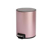 ZENY896V Garbage bin 18L Pedal Bin - Stainless Steel Rubbish with Lid, Removable Inner Bucket Trash Can(Pink)