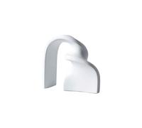 ZENY896V Sculptures Light Luxury Geometric Decorations, Ceramic Eunuch Furnishings Decor(White)