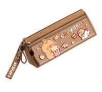 ZenyTra Capybara Stationery Set with Pencil Case, 15-Piece Kawaii Set with Notebooks, Key Rings & Stickers, Cute Stationery Gift for Children, Cute Kapibara School Set