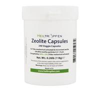 Zeolite 240 Capsules | Clinoptilolite 94+-3% | 3X Activated | Natural Mineral Dust Less-Than 2 µm | Heiltropfen®