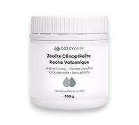 Zeolite - Pure and 100% natural volcanic rock - Purity 94% Clinoptilolite - EU origin - Ultra-fine powder - No additives - Tested and controlled in Germany (250 g)