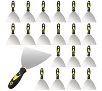 ZEONHAK 20 PCS 6 Inches Putty Knife, Heavy Duty Putty Knife Scraper, Spackle Knife for Drywall Finishing, Plaster Scraping, Patching and Painting, Decals, and Wallpaper